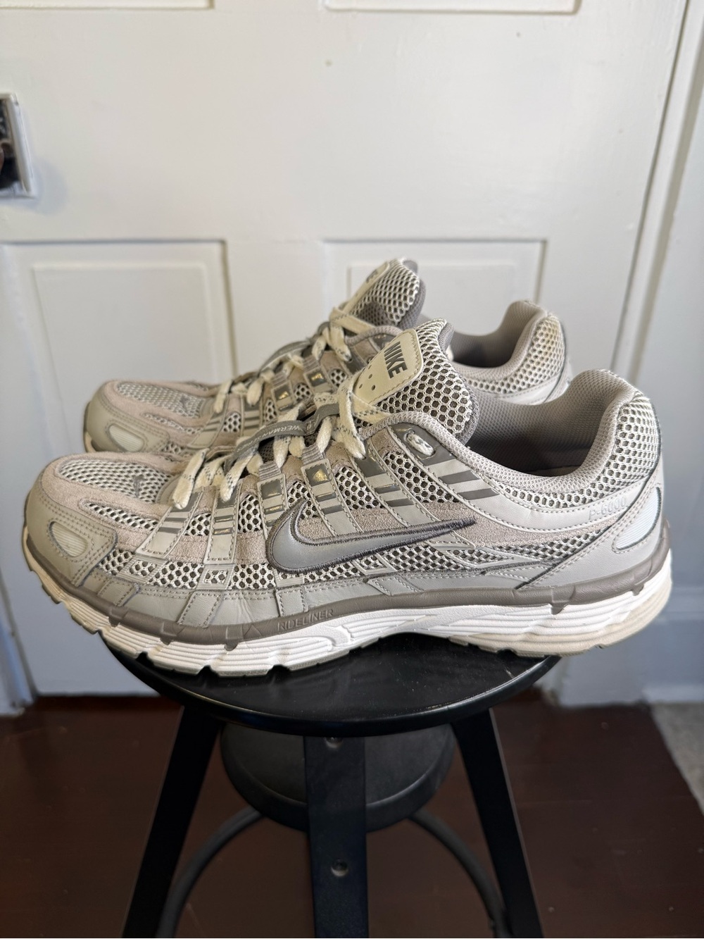 Nike Men’s P-6000 Sneakers in Light Beige and Gray